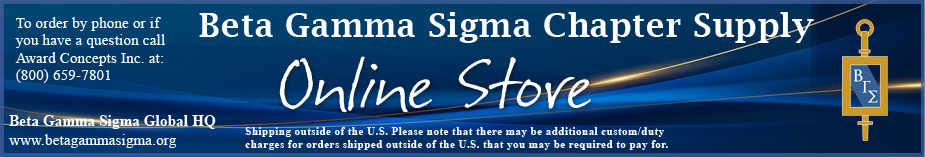 Beta Gamma Sigma Chapter Supply